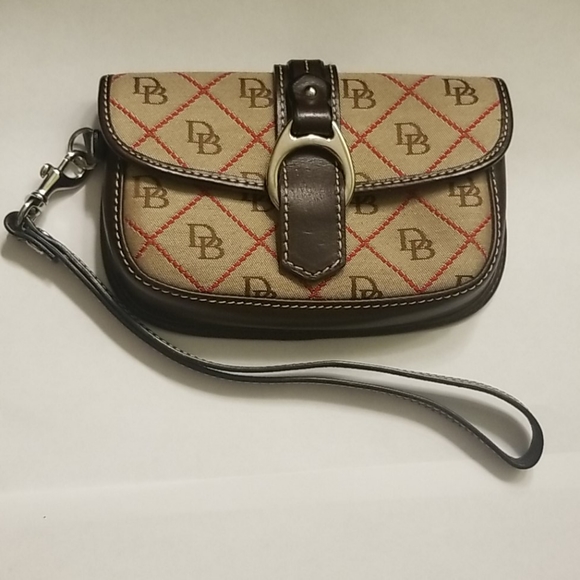 DOONEY & BOURKE TAN & BROWN WRISTLET NWOT - Picture 1 of 6